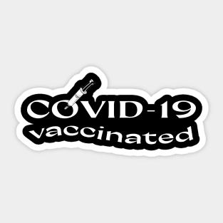 I'm covid vaccinated Sticker